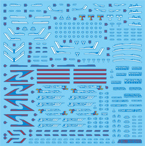 Delpi Water Decal For HG Z'Gok (Seed Freedom Ver.) - A-Z Toy Hobby