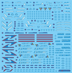 Delpi Water Decal For HG Z'Gok (Seed Freedom Ver.) - A-Z Toy Hobby