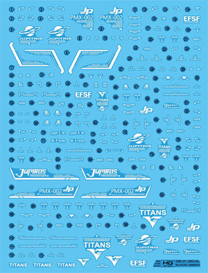 Delpi Water Decal For HG Bolinoak-Sammahn - A-Z Toy Hobby