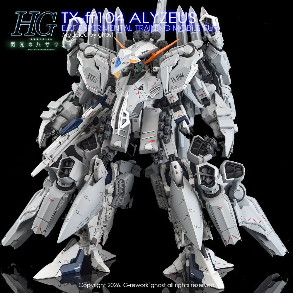 G-Rework Water Decal For HG Alyzeus