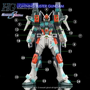G-Rework Water Decal For HG Lightning Buster - A-Z Toy Hobby