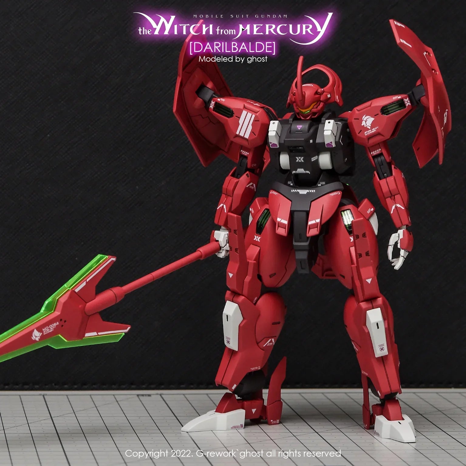 G-Rework Water Decal For HG Darilbalde - A-Z Toy Hobby