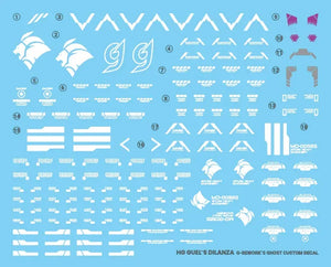 G-Rework Water Decal For HG Guel's Dilanza - A-Z Toy Hobby