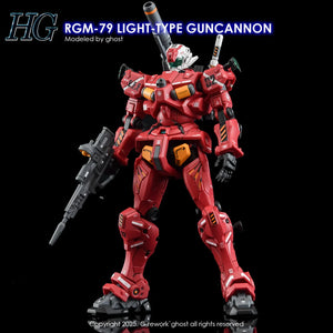 G-Rework Water Decal For HGGQX Light-Type Guncannon - A-Z Toy Hobby