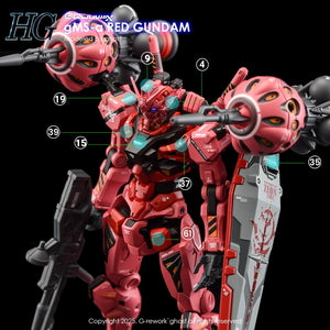 G-Rework Water Decal For HGGQX Red Gundam - A-Z Toy Hobby