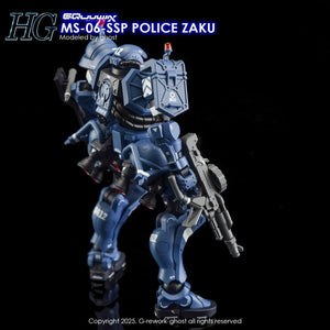 G-Rework Water Decal For HG Police Zaku - A-Z Toy Hobby