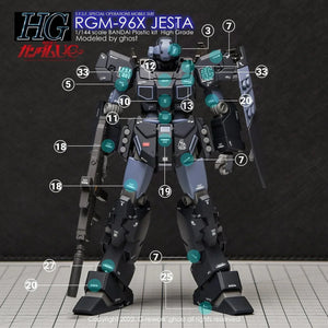 G-Rework Water Decal For HG Jesta - A-Z Toy Hobby