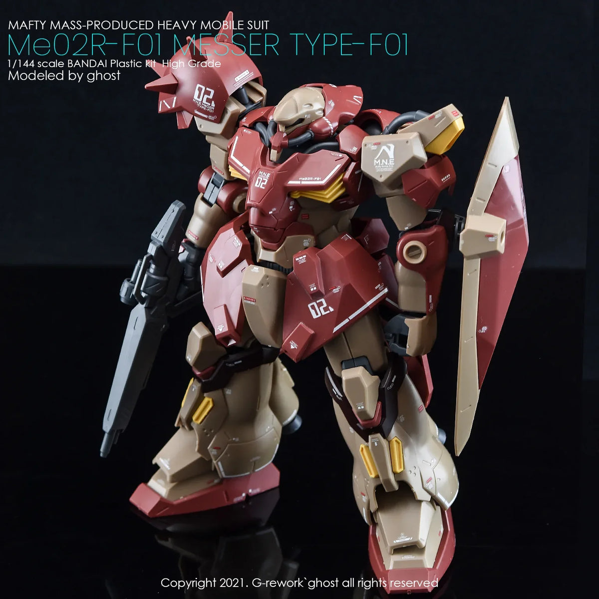 G-Rework Water Decal For HG Messer Type F-01