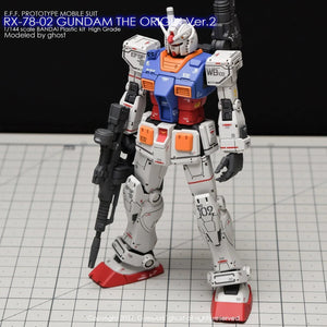 G-Rework Water Decal For HG RX-78-2 The Origin - A-Z Toy Hobby