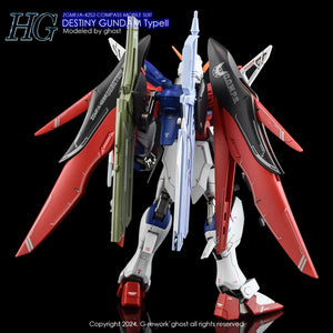 G-Rework Water Decal For HG Destiny Type II - A-Z Toy Hobby