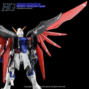 G-Rework Water Decal For HG Destiny Type II - A-Z Toy Hobby