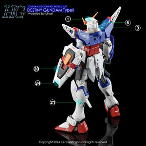 G-Rework Water Decal For HG Destiny Type II - A-Z Toy Hobby