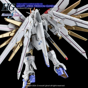 G-Rework Water Decal For HG Mighty Strike Freedom - A-Z Toy Hobby
