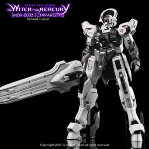 G-Rework Water Decal For HG Schwarzette - A-Z Toy Hobby