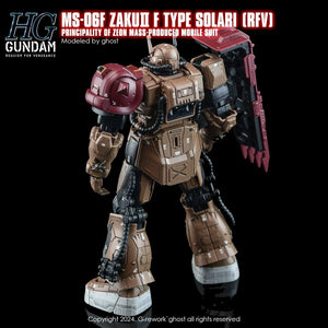G-Rework Water Decal For HG Zaku II Solari - A-Z Toy Hobby