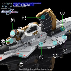 G-Rework Water Decal For HG Zeus Sihouette - A-Z Toy Hobby