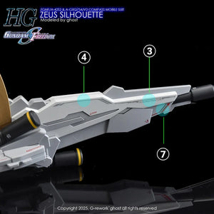 G-Rework Water Decal For HG Zeus Sihouette - A-Z Toy Hobby