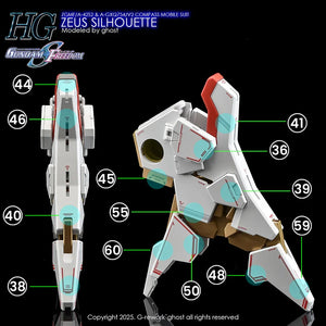 G-Rework Water Decal For HG Zeus Sihouette - A-Z Toy Hobby
