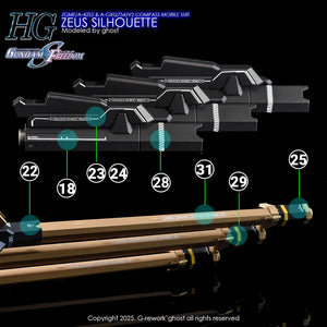 G-Rework Water Decal For HG Zeus Sihouette - A-Z Toy Hobby
