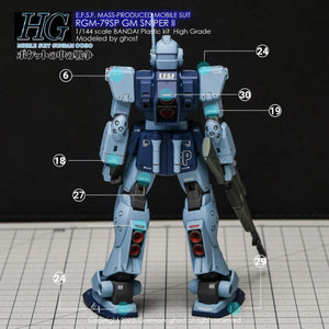 G-Rework Water Decal For HG GM Sniper II - A-Z Toy Hobby