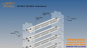 Infini Model Paint Rack Narrow 6 Stacks ICT-0015 - A-Z Toy Hobby