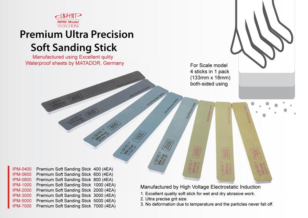 Infini Model Softback Sanding Sponge Stick 400 Grit Medium