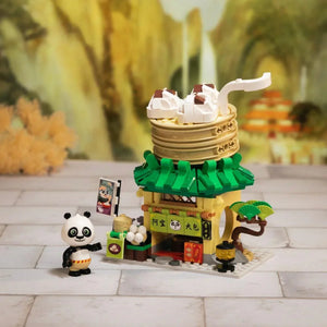 Pantasy Kung Fu Panda Po's Dumpling Shop Brick Kit - A-Z Toy Hobby