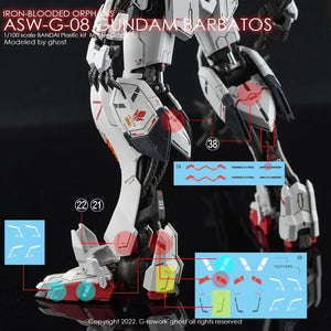 G-Rework Water Decal For MG Barbatos - A-Z Toy Hobby