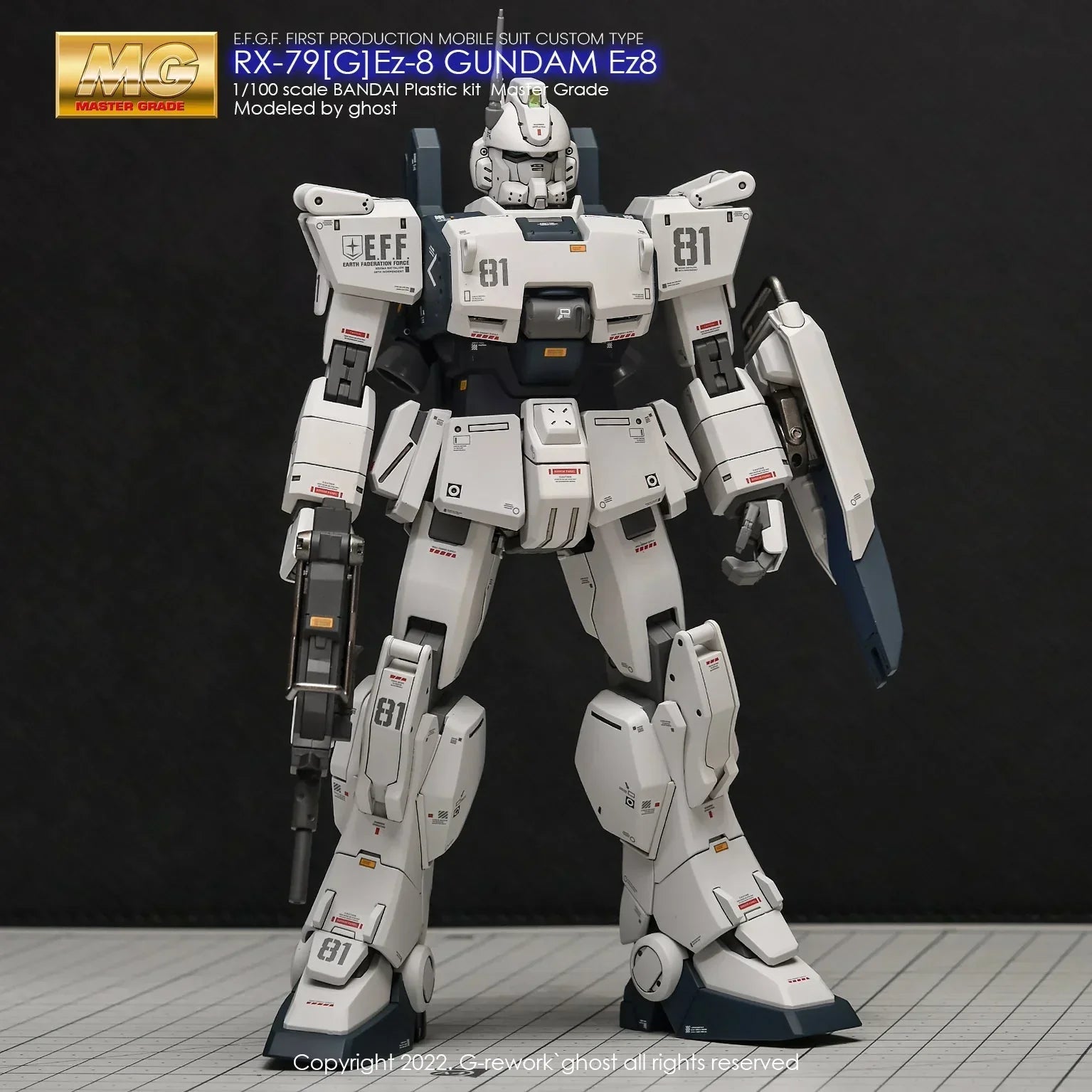 G-Rework Water Decal For MG EZ-8 - A-Z Toy Hobby