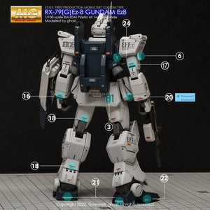 G-Rework Water Decal For MG EZ-8 - A-Z Toy Hobby