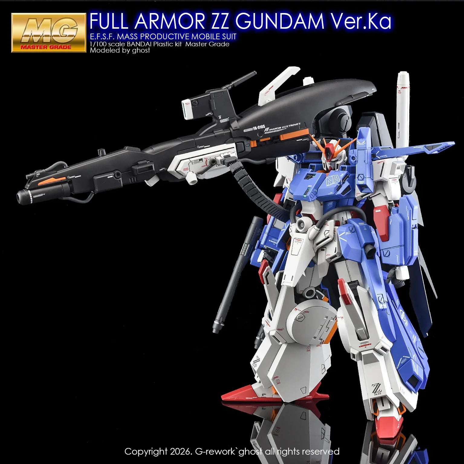 G-Rework Water Decal For MG Full Armor ZZ Ver. Ka