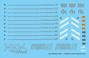 G-Rework Water Decal For MG Freedom - A-Z Toy Hobby