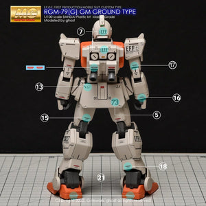 G-Rework Water Decal For MG GM Ground Type - A-Z Toy Hobby