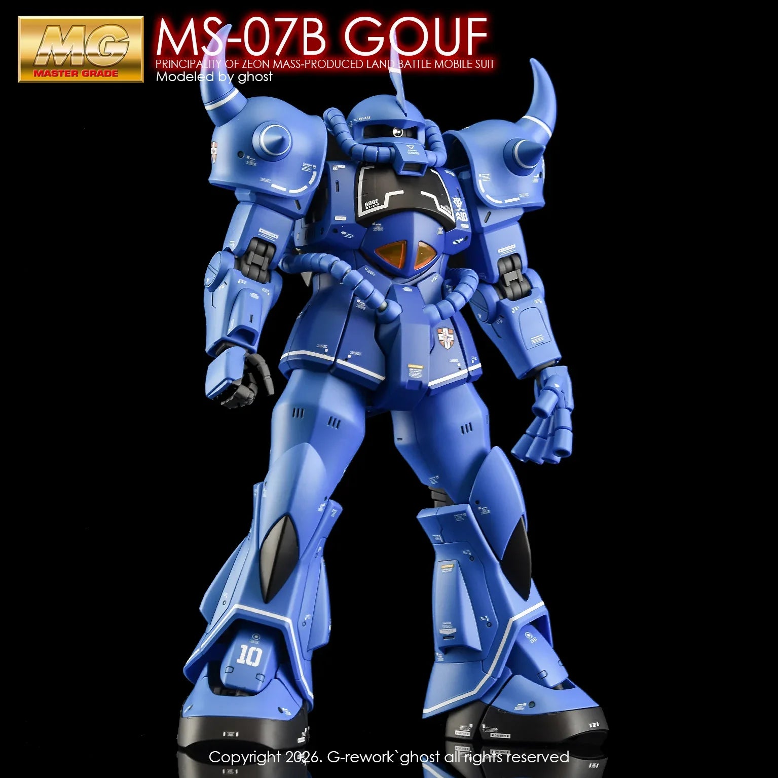 G-Rework Water Decal For MG Gouf 2.0