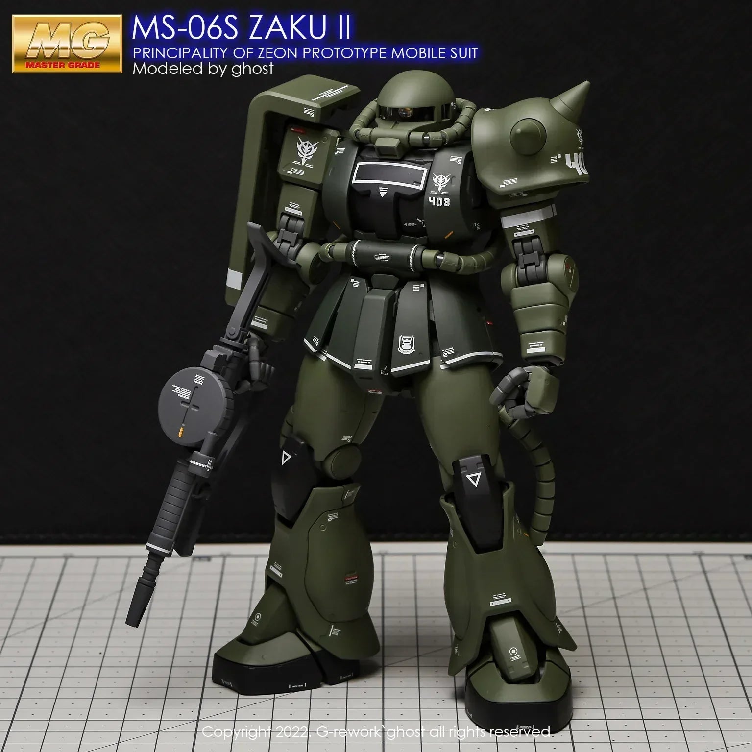 G-Rework Water Decal For MG Zaku II - A-Z Toy Hobby