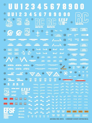 G-Rework Water Decal For MG Jesta - A-Z Toy Hobby