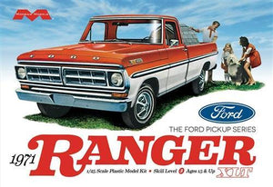 Moebius 1208 1971 Ford Ranger XLT Pickup 1/25 Model Kit - A-Z Toy Hobby