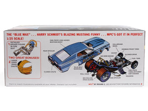 MPC Blue Max Long Nose Mustang Funny Car 1/25 Model Kit - A-Z Toy Hobby