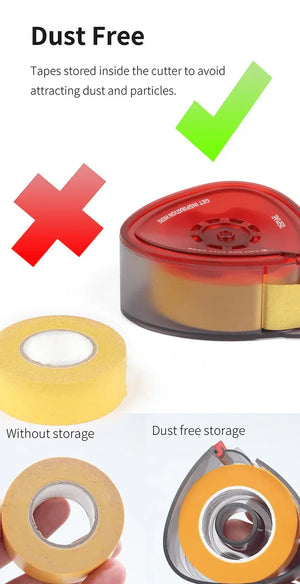 DSPIAE Masking Tape Dispenser Cutter Red MT-B01 - A-Z Toy Hobby