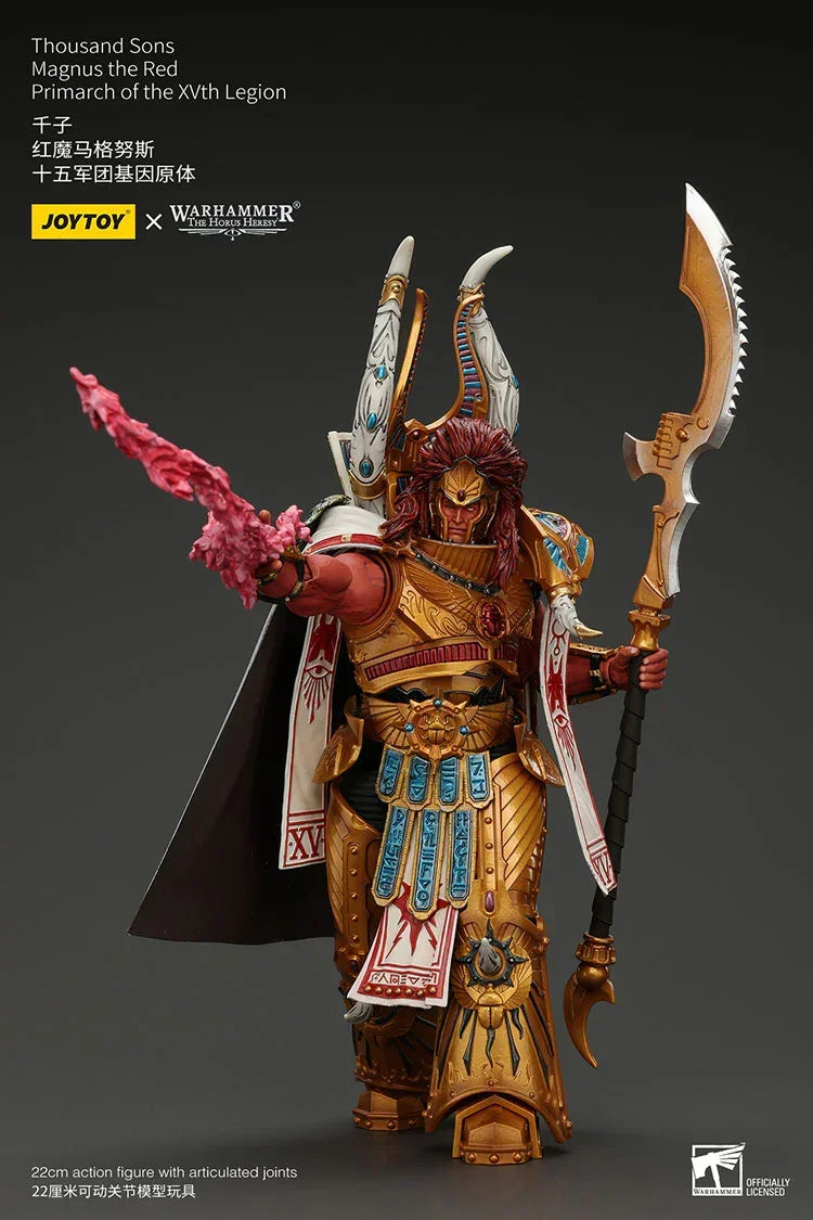 Joy Toy Warhammer Thousand Sons Magnus The Red Primarch of The XVth Legion 1/18 Action Figure - A-Z Toy Hobby