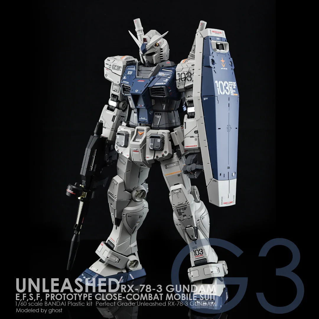 G-Rework Water Decal For PG Unleashed RX-78-2 G3 Ver. - A-Z Toy Hobby