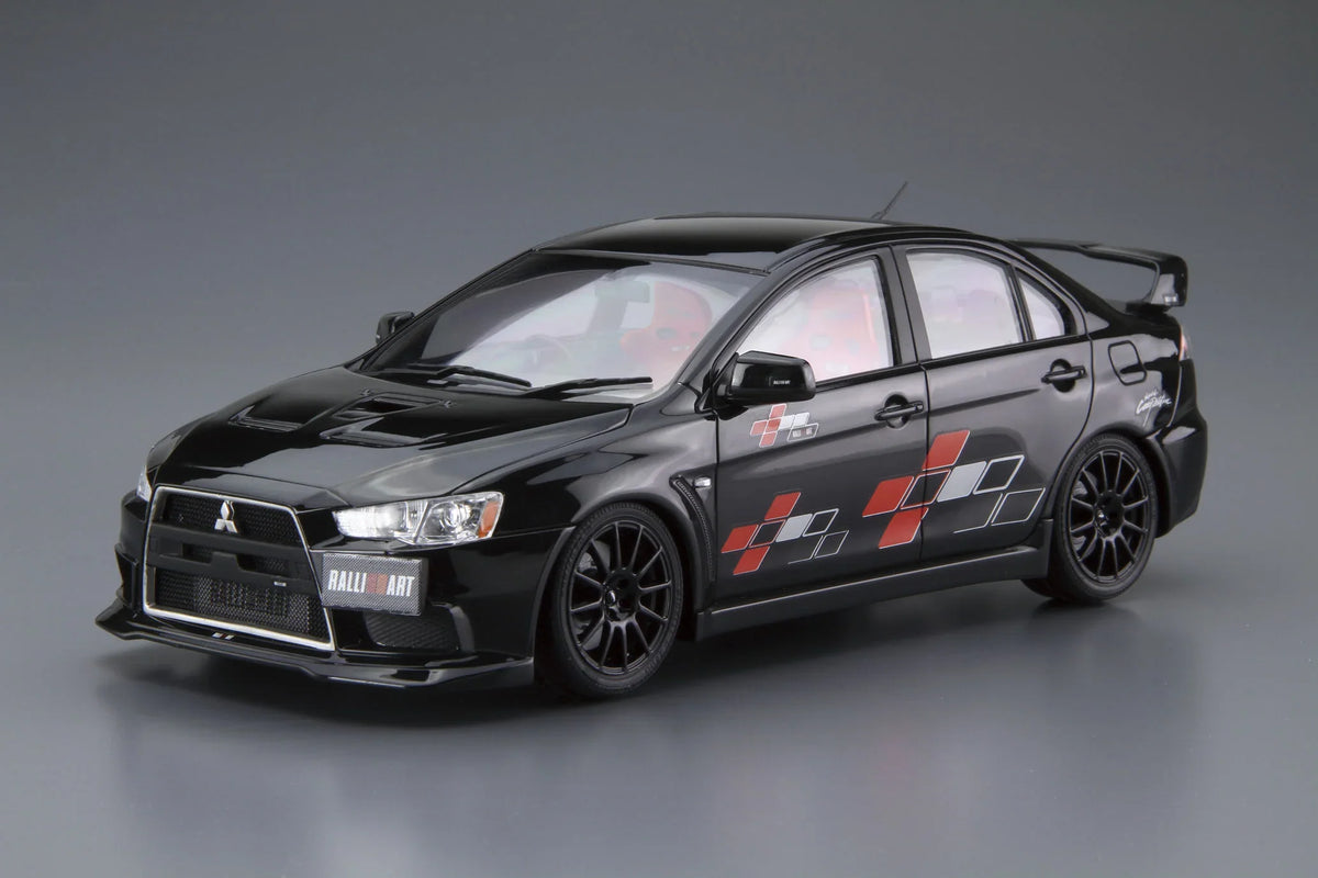 Aoshima 52 2007 Ralliart CZ4A Lancer Evolution X 1/24 Model Kit