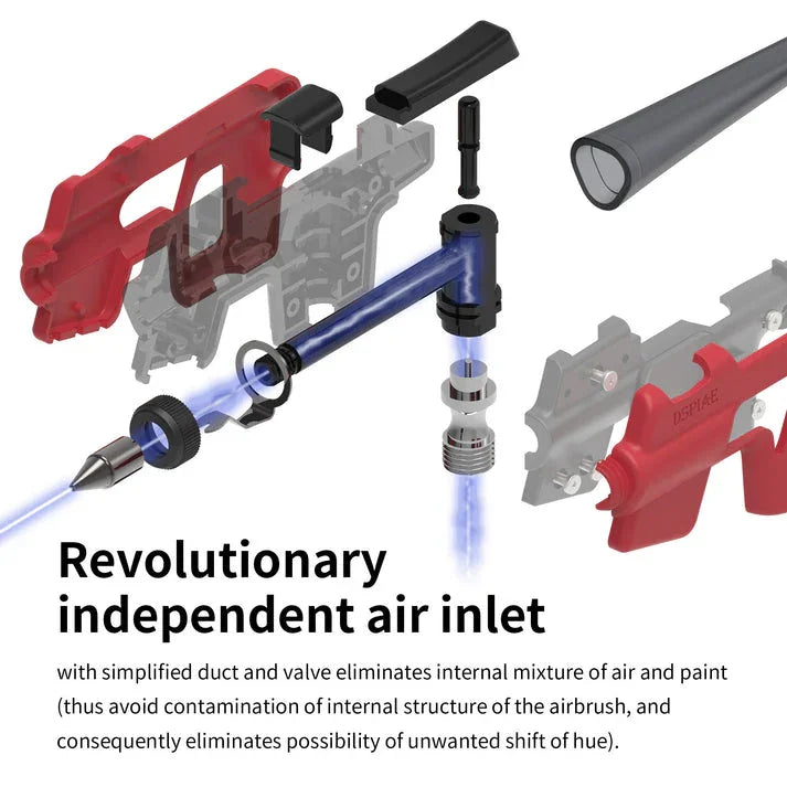 DSPIAE Wash-Free Airbrush - A-Z Toy Hobby