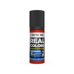 AK Interactive RC810 Real Colors Red RAL 3000 Paint 17ml - A-Z Toy Hobby