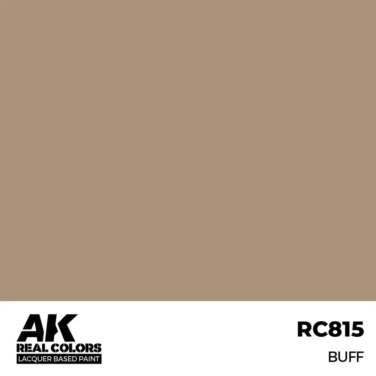 AK Interactive RC815 Real Colors Buff Paint 17ml - A-Z Toy Hobby