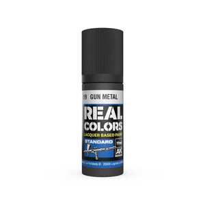 AK Interactive RC819 Real Colors Gun Metal Paint 17ml - A-Z Toy Hobby