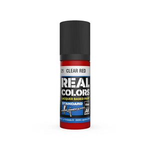 AK Interactive RC821 Real Colors Clear Red Paint 17ml - A-Z Toy Hobby