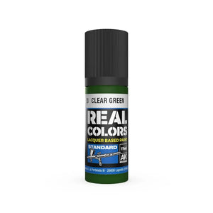 AK Interactive RC823 Real Colors Clear Green Paint 17ml - A-Z Toy Hobby