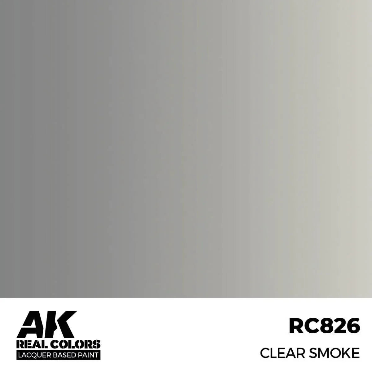 AK Interactive RC826 Real Colors Clear Smoke Paint 17ml - A-Z Toy Hobby
