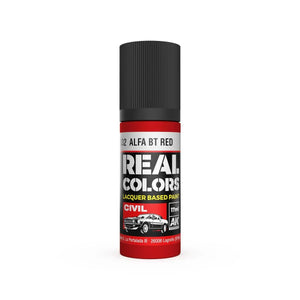 AK Interactive RC832 Real Colors Alfa BT Red Paint 17ml - A-Z Toy Hobby